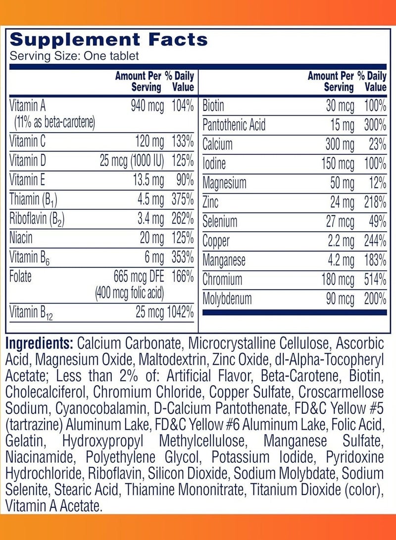 ONE A DAY Women’s 50+ Complete Multivitamin 200 Tablets Packaging may vary - Image 4